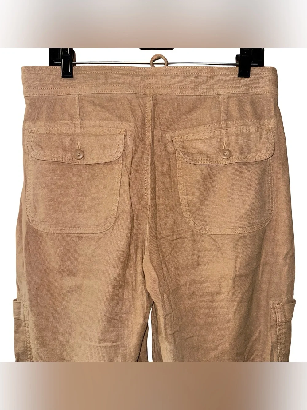 American Eagle Dreamy Drape Drawstring Baggy Wide Leg Cargo Pants women’s sz 8